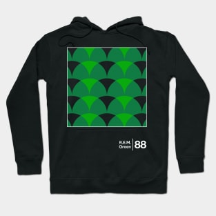 REM Green / Minimalist Graphic Design Fan Artwork Hoodie